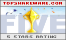 This software is rated 5 stars by TopShareware.com