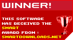 This software has received the SMART AWARD from smartdownloads.net