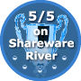Our software rated 5/5 by Shareware River